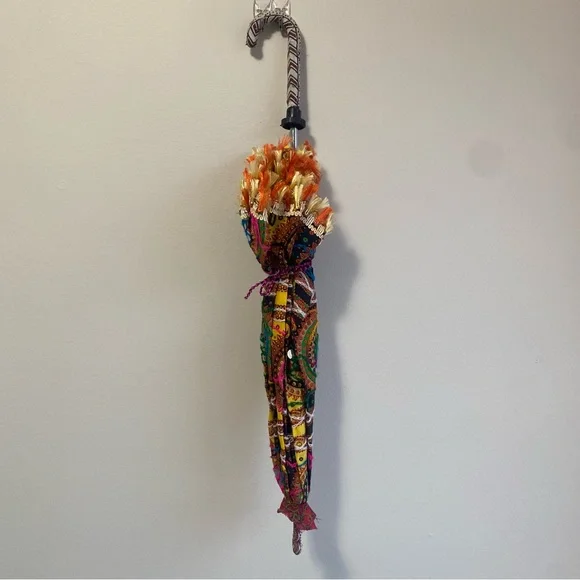 Colorful Patchwork Parasol - Picture 4 of 4